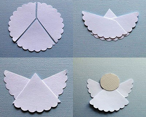 DIY angel from paper