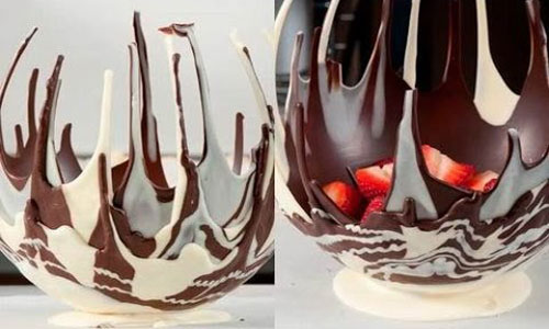 Idea for kitchen chocolate baskets