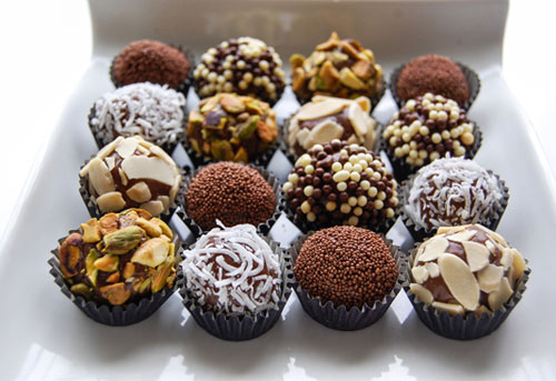 Idea for homemade chocolate truffles