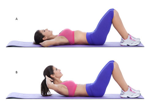 Easy home exercises for abs strengthening